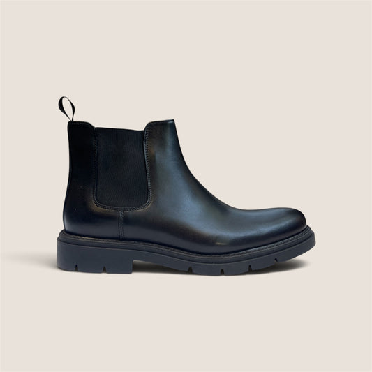 Campanile Stivaletto Chelsea in Pelle Nera