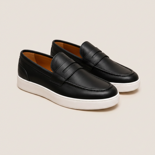 Mocassino Penny Slip-on in Pelle Nera