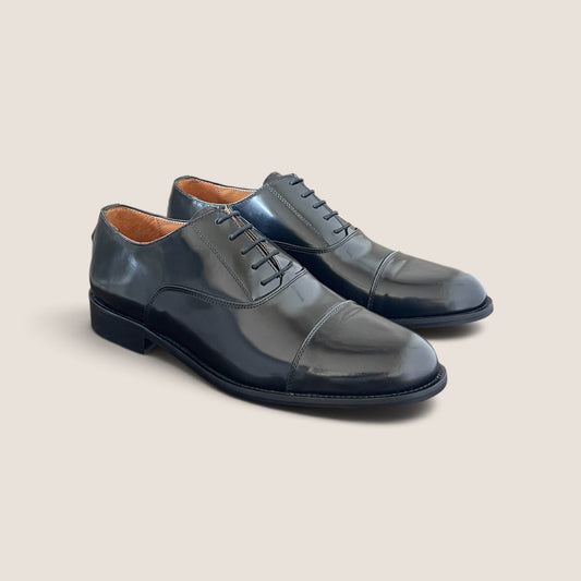 Campanile Oxford con Puntale in Pelle Nero