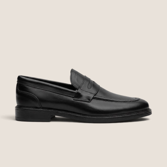 Mocassino Penny in Pelle Nera