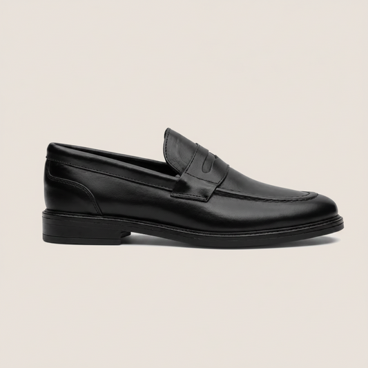 Mocassino Penny in Pelle Nera