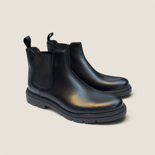 Campanile Stivaletto Chelsea in Pelle Nera